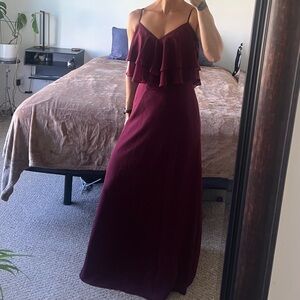 Sorella Vita Deep Wine Gown